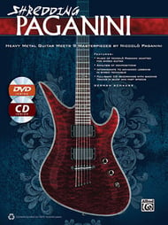 Shredding Paganini Guitar and Fretted sheet music cover